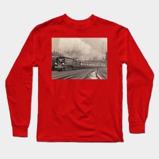 The Golden Age of Steam, April 1946 Long Sleeve T-Shirt